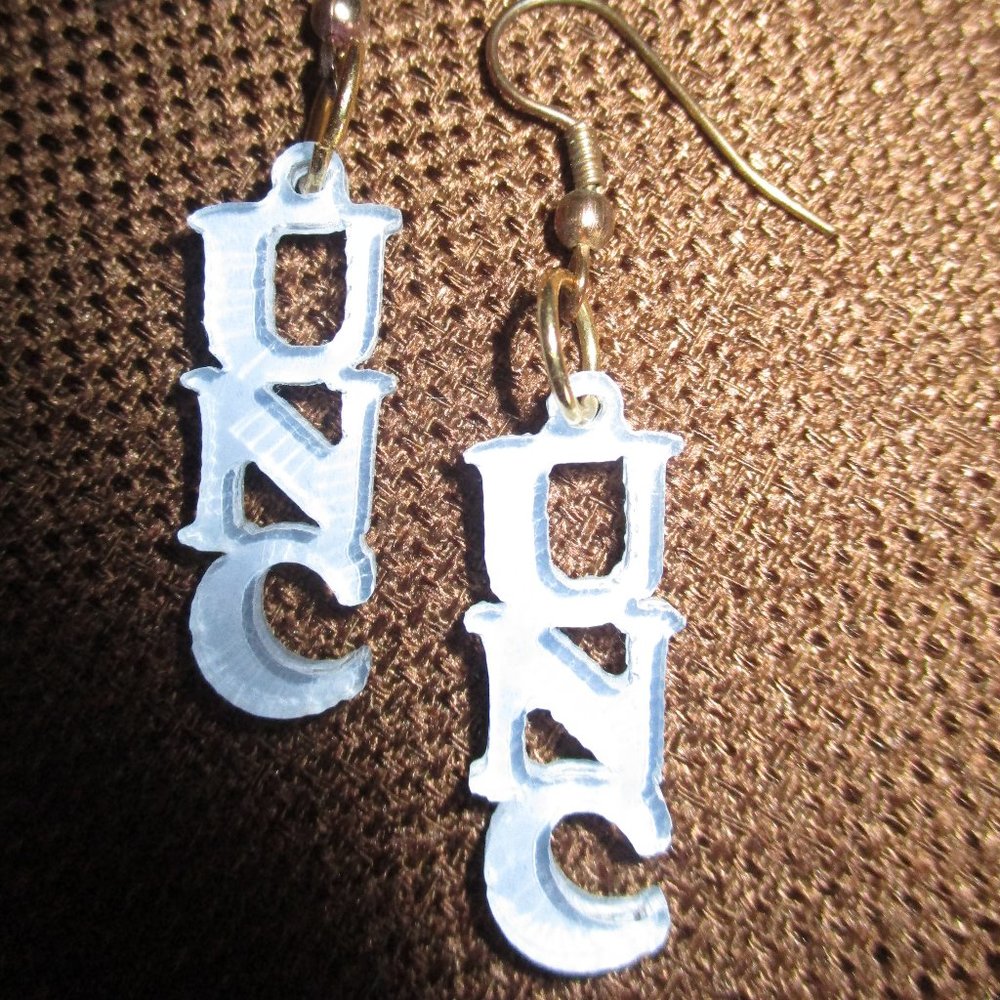 Pair of Dangle Pierced UNC Light Blue Earrings